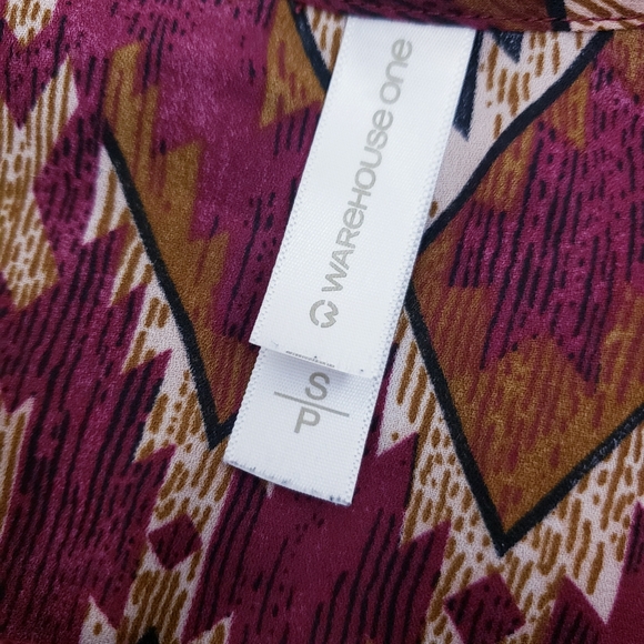 WAREHOUSE ONE | Ladies Aztec Sleeveless top - Picture 3 of 7